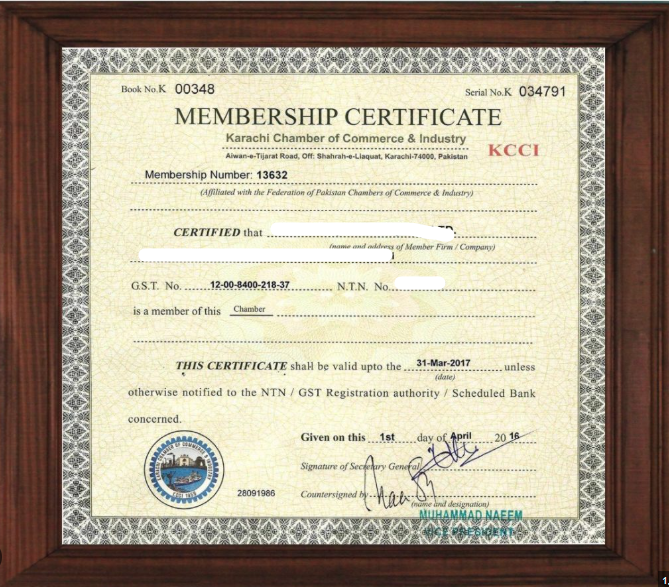 Chamber Registration